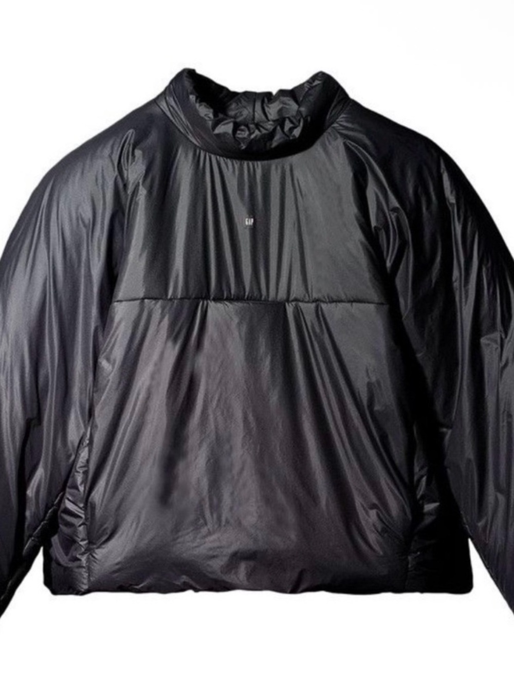 Yeezy Black Puffer Jacket - Minimal Quilted Pullover